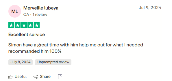 Avis Trustpilot Yonibet - paiement rapide et simple